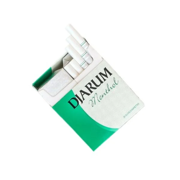 Djarum Menthol Sigara - Mentol ve karanfil aromalı özel sigara paketi.