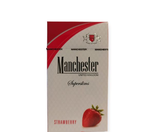 Manchester Superslims Strawberry Sigara ( Çilek Aromalı )