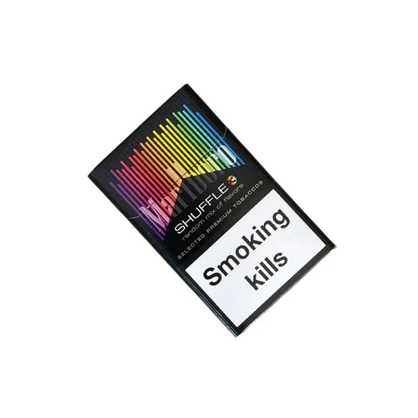 Marlboro Shuffle Sigara paketi, mentol ve karışık meyve aroması ile dikkat çekiyor.