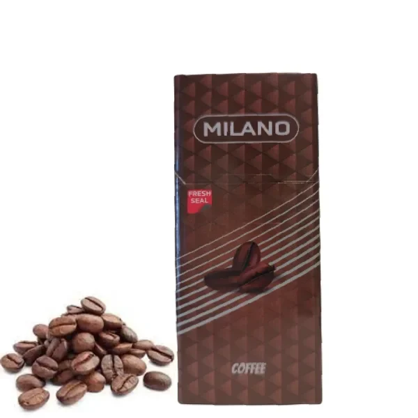 Milano Coffee Sigara paketi, kahve aroması ve şık tasarımı ile dikkat çekiyor.