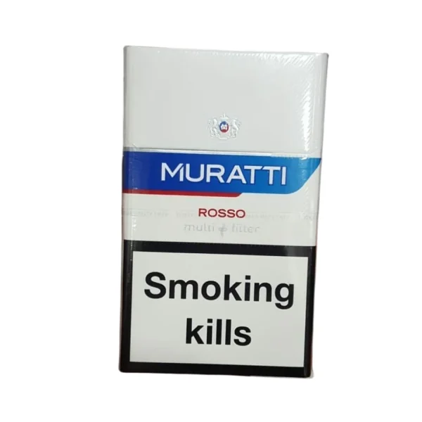 Murattı Rosso Sigara, zengin ve yoğun aromasıyla dikkat çeken sigara, özel filtre yapısıyla her içişte tatmin edici bir deneyim sunar.