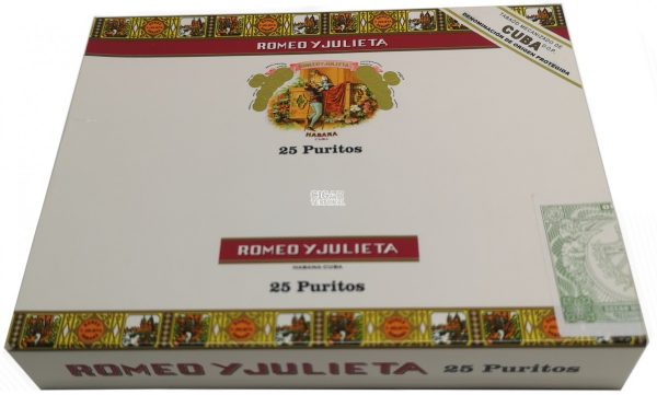 Romeo Y Julieta 25 Puritos Puro