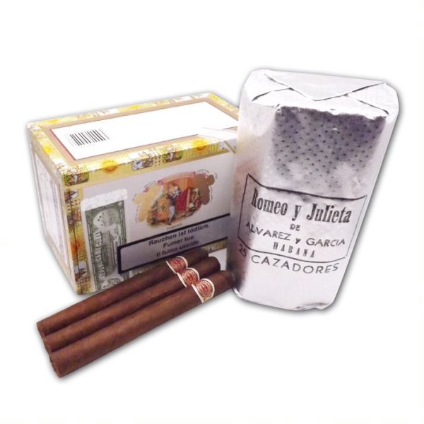 Romeo Y Julieta Cazadores Puro 25's Tubo