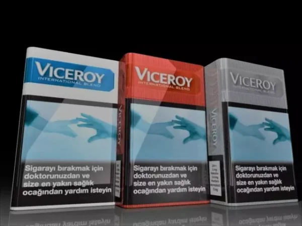 Viceroy Sigara, güçlü aroması ve özel filtre tasarımıyla tatmin edici bir içim deneyimi sunar.